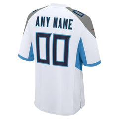 Tennessee Titans Custom Game Jersey White | Nike for Sale