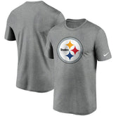 Pittsburgh Steelers Logo Essential Legend Performance T-Shirt Heathered Charcoal | Nike for Sale