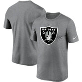 Las Vegas Raiders Logo Essential Legend Performance T-Shirt Heathered Charcoal | Nike for Sale