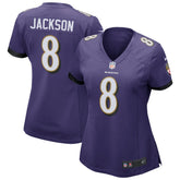 Lamar Jackson Baltimore Ravens Women's Game Jersey Purple | Nike for Sale