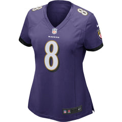 Lamar Jackson Baltimore Ravens Women's Game Jersey Purple | Nike for Sale