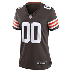 Cleveland Browns Women's Custom Game Jersey Brown | Nike for Sale