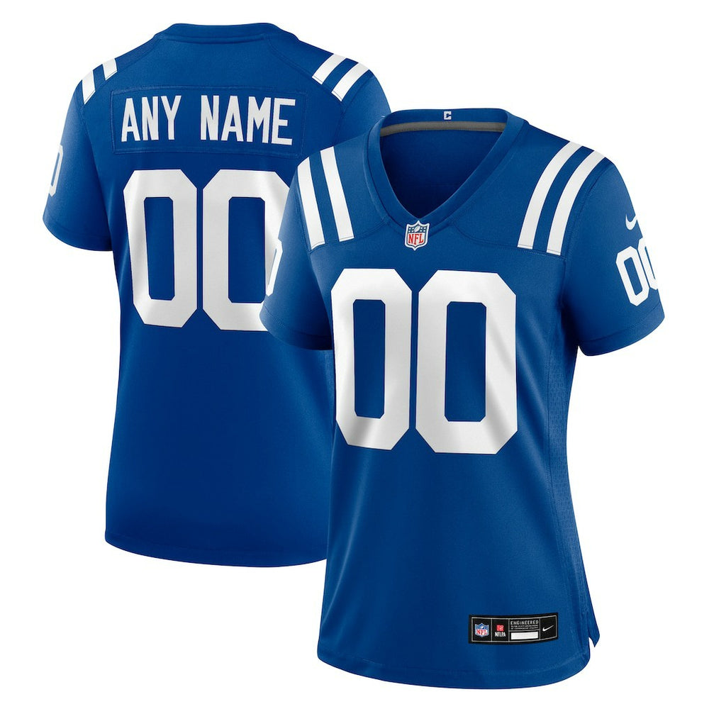 Indianapolis Colts Women's Custom Game Jersey Royal | Nike for Sale