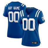 Indianapolis Colts Women's Custom Game Jersey Royal | Nike for Sale