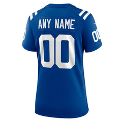 Indianapolis Colts Women's Custom Game Jersey Royal | Nike for Sale