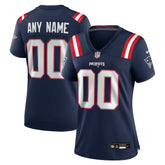 New England Patriots Women's Custom Game Jersey Navy | Nike for Sale
