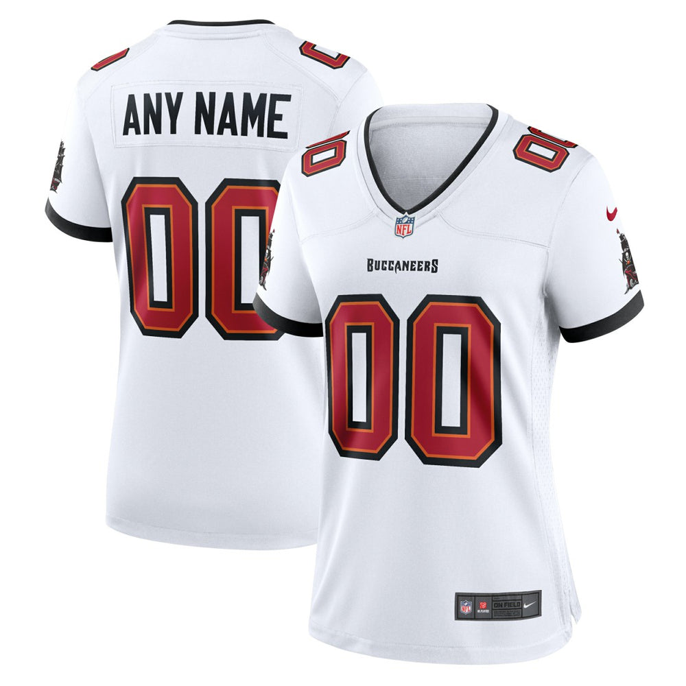 Tampa Bay Buccaneers Women's Custom Game Jersey White | Nike for Sale