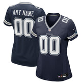 Dallas Cowboys Women's Custom Game Jersey Navy | Nike for Sale