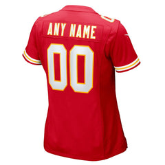Kansas City Chiefs Women's Custom Game Jersey Red | Nike for Sale