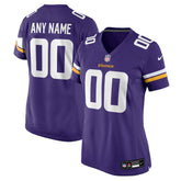 Minnesota Vikings Women's Custom Game Jersey Purple | Nike for Sale
