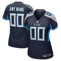 Tennessee Titans Women's Custom Game Jersey Navy | Nike for Sale