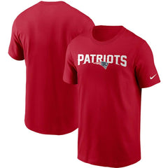New England Patriots Team Wordmark T-Shirt Red | Nike for Sale