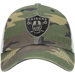 Las Vegas Raiders '47 Branson Trucker Clean Up Hat Camo | 47 brand