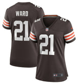 Denzel Ward Cleveland Browns Women's Player Game Jersey Brown | Nike for Sale