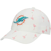 Miami Dolphins '47 Women's Confetti Clean Up Adjustable Hat White | 47 brand