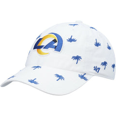 Los Angeles Rams '47 Women's Confetti Clean Up Adjustable Hat White | 47 brand