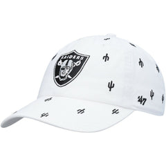 Las Vegas Raiders '47 Women's Confetti Clean Up Adjustable Hat White | 47 brand