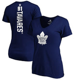 John Tavares Toronto Maple Leafs Women's Playmaker V-Neck T-Shirt - Royal - NHL
