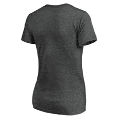 Los Angeles Chargers Women's Victory Arch V-Neck T-Shirt Heathered Gray | NFL