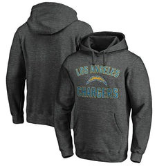 Los Angeles Chargers Victory Arch Pullover Hoodie Heather Gray | NFL