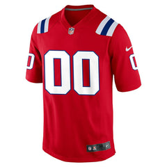 New England Patriots Alternate Custom Jersey Red | Nike for Sale
