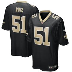 Cesar Ruiz New Orleans Saints Game Jersey Black | Nike for Sale