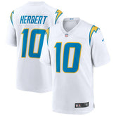 Justin Herbert Los Angeles Chargers Game Jersey White | Nike for Sale