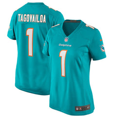 Tua Tagovailoa Miami Dolphins Women's Game Jersey Aqua | Nike for Sale