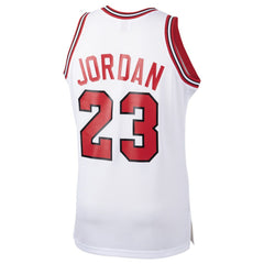 Michael Jordan Chicago Bulls 1984/85 Hardwood Classics Rookie Authentic Jersey White - NBA