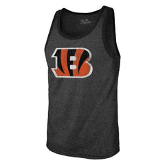 Joe Burrow Cincinnati Bengals Majestic Threads Name & Number Tri-Blend Tank Top Black | NFL