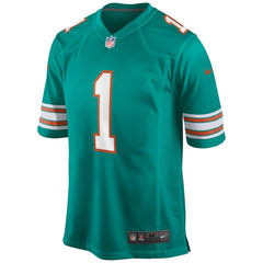 Tua Tagovailoa Miami Dolphins Alternate Game Jersey Aqua | Nike for Sale