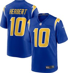 Justin Herbert Los Angeles Chargers Alternate Game Jersey Royal | Nike for Sale
