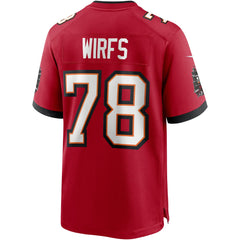Tristan Wirfs Tampa Bay Buccaneers Player Game Jersey Red | Nike for Sale