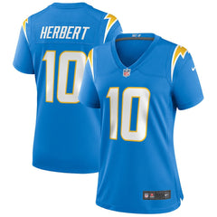 Justin Herbert Los Angeles Chargers Women's Player Game Jersey Powder Blue | Nike for Sale