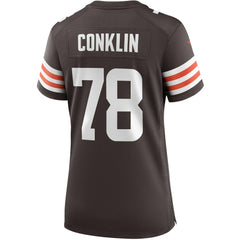 Jack Conklin Cleveland Browns Women's Player Game Jersey Brown | Nike for Sale