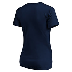 Washington Wizards Women's Banner Wave V-Neck T-Shirt Navy - NBA