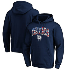 Boston Celtics Banner Wave Pullover Hoodie Navy - NBA