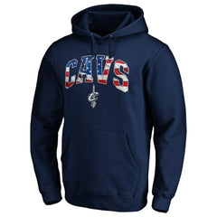 Cleveland Cavaliers Banner Wave Pullover Hoodie Navy - NBA