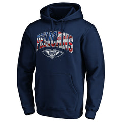 New Orleans Pelicans Banner Wave Pullover Hoodie Navy - NBA