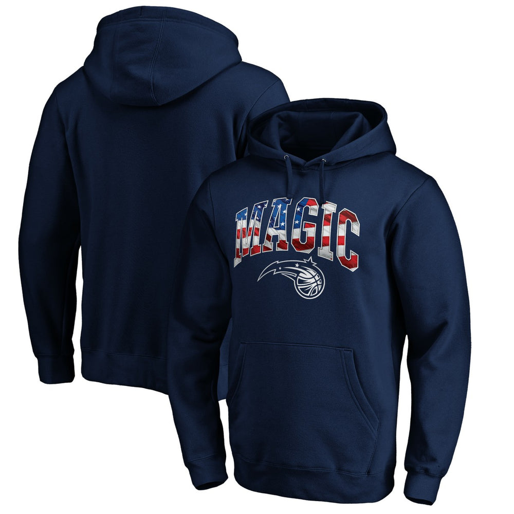 Orlando Magic Banner Wave Pullover Hoodie Navy - NBA