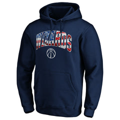 Washington Wizards Banner Wave Pullover Hoodie Navy - NBA