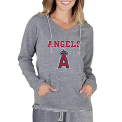Los Angeles Angels Concepts Sport Women's Mainstream Terry Long Sleeve Hoodie Top - MLB