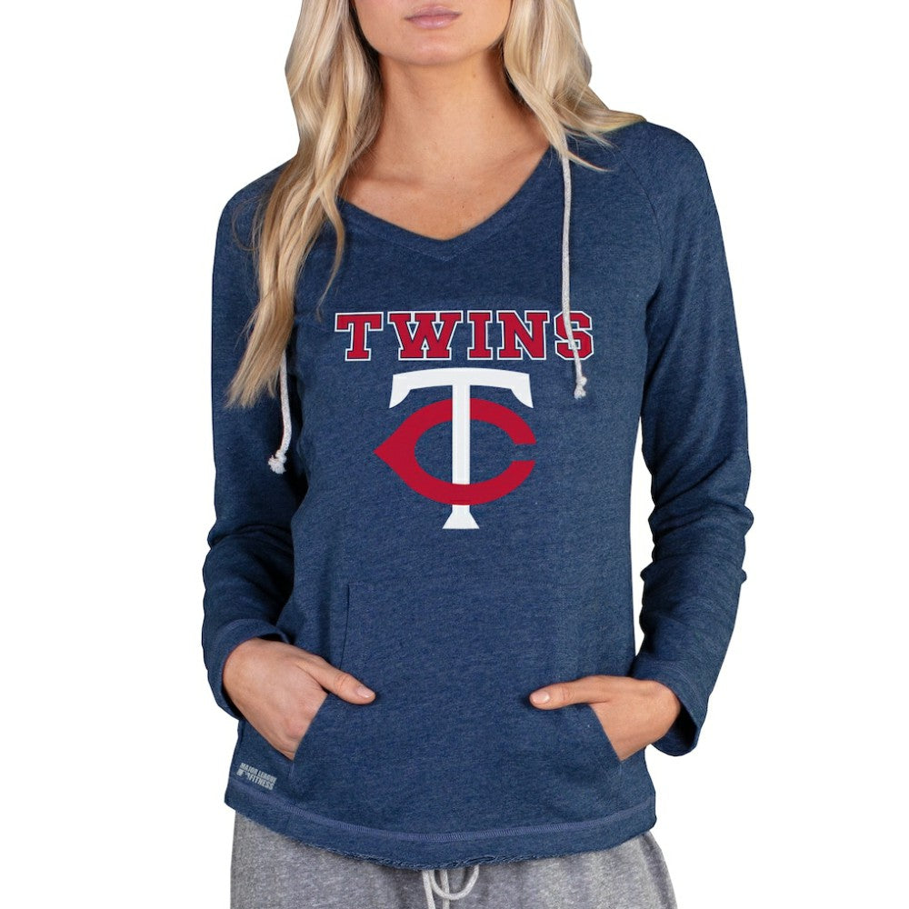 Minnesota Twins Concepts Sport Women's Mainstream Terry Long Sleeve Hoodie Top - MLB