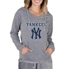 New York Yankees Concepts Sport Women's Mainstream Terry Long Sleeve Hoodie Top - MLB
