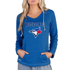 Toronto Blue Jays Concepts Sport Women's Mainstream Terry Long Sleeve Hoodie Top - MLB