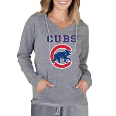 Chicago Cubs Concepts Sport Women's Mainstream Terry Long Sleeve Hoodie Top - MLB