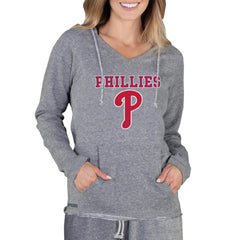Philadelphia Phillies Concepts Sport Women's Mainstream Terry Long Sleeve Hoodie Top - MLB