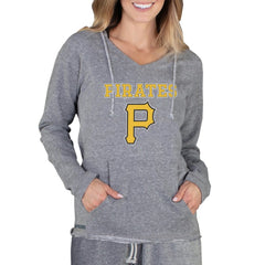 Pittsburgh Pirates Concepts Sport Women's Mainstream Terry Long Sleeve Hoodie Top - MLB