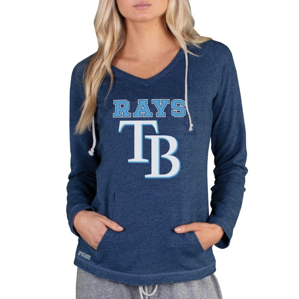 Tampa Bay Rays Concepts Sport Women's Mainstream Terry Long Sleeve Hoodie Top - MLB
