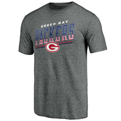 Green Bay Packers Team Freedom Tri-Blend T-Shirt Gray | NFL